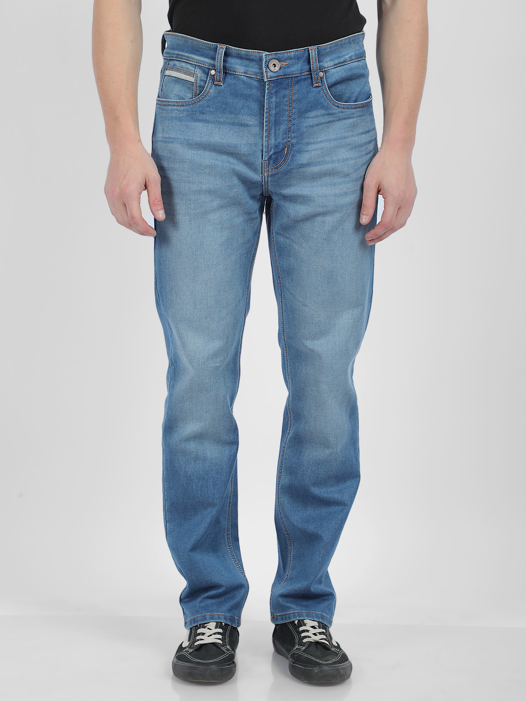 Numero Uno Men Faded Blue Jeans